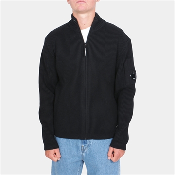 C.P. Company Jr. Sweater Zipped Black